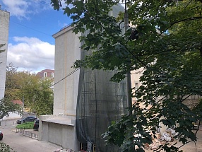 Утепления стен жилого здания в Москве